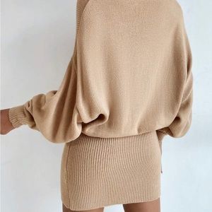 Beige size small (4) sweater dress
